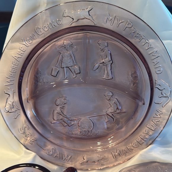 Nursery Rhyme Child Dish Set (Thanksgiving) - Picture 3 of 14